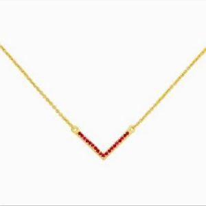 Uncommon James Red Baby V Necklace